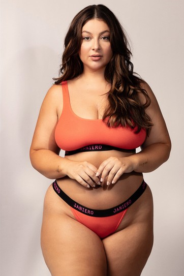 CALCINHA LARANJA STRING GAIA